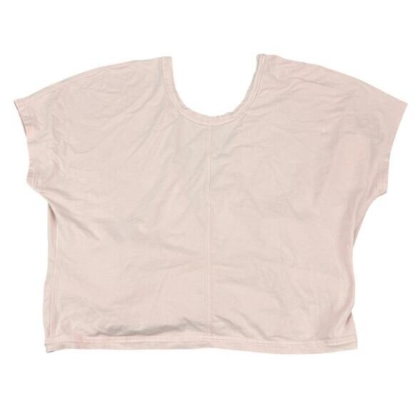 LULULEMON Its A Tie Tee Size 4 Pink Mist - Picture 4 of 6